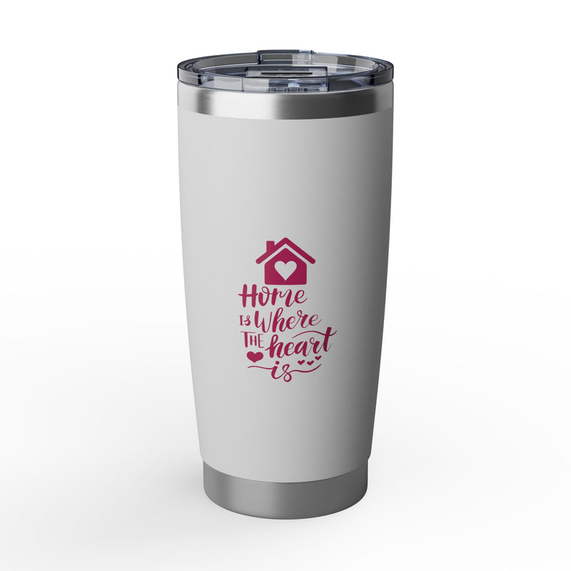 Home Is Where The Heart Is Tumbler 20oz - Housewarming Gift for New Home