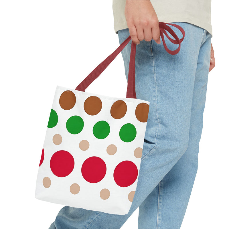 Colorful Polka Dot Tote Bag