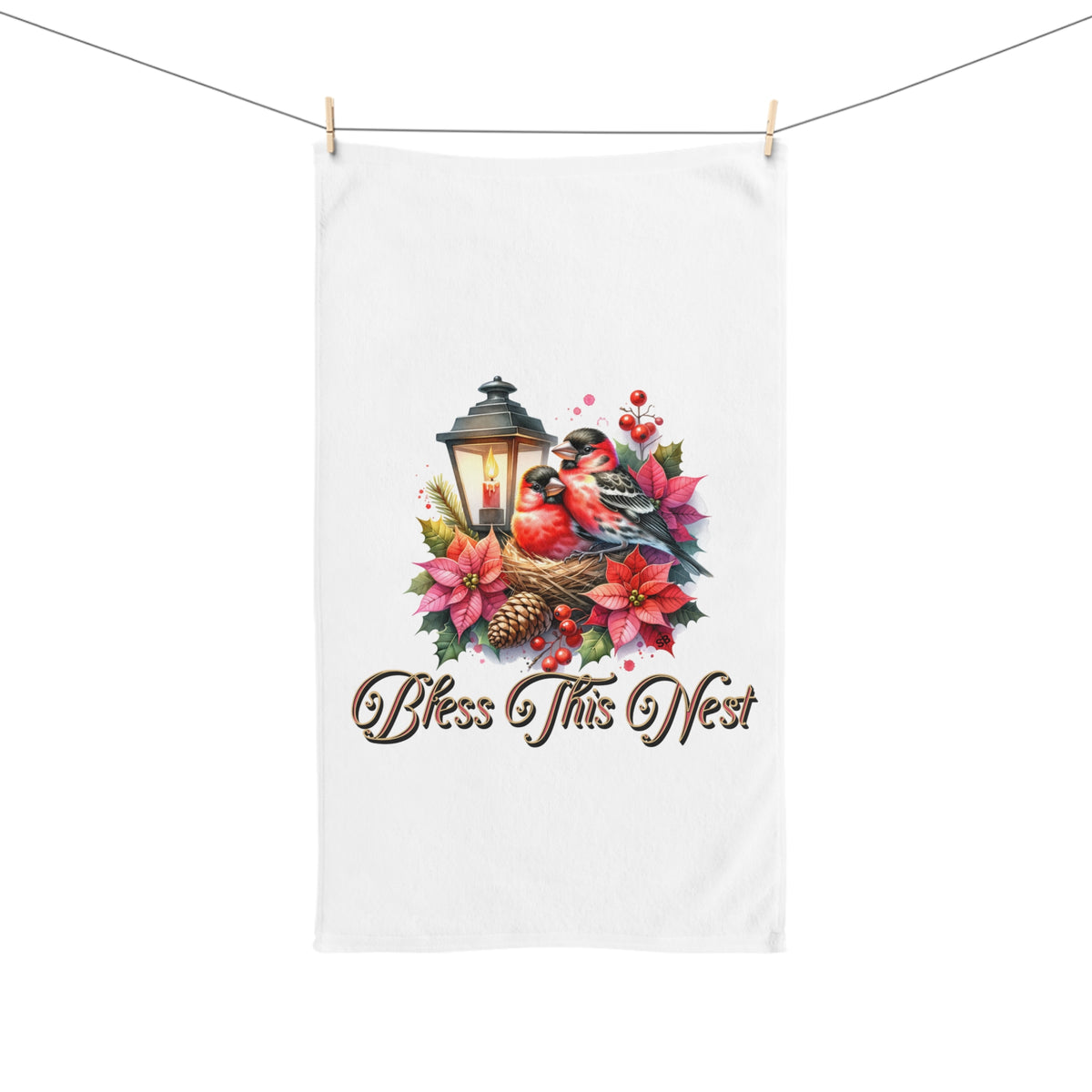Bless This Nest Hand Towel