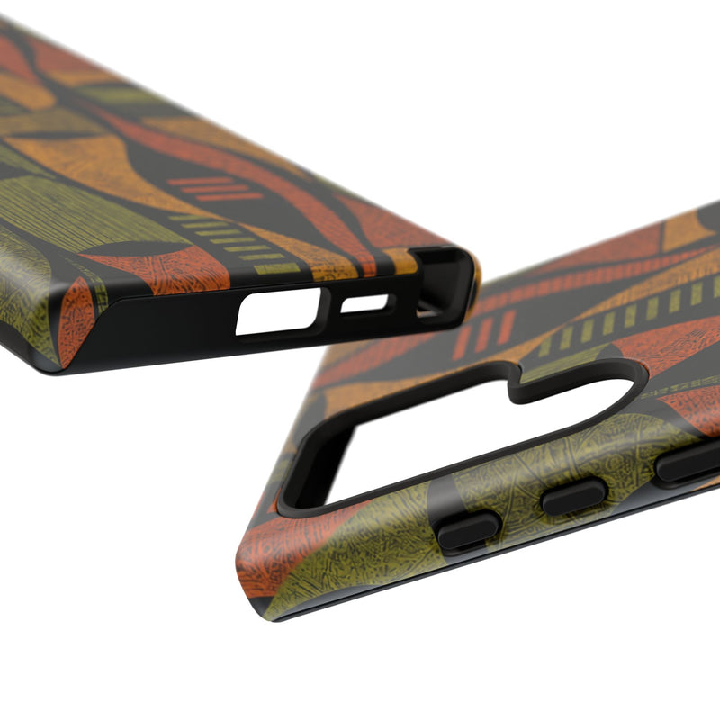 Geometric African-Inspired Tough Phone Case