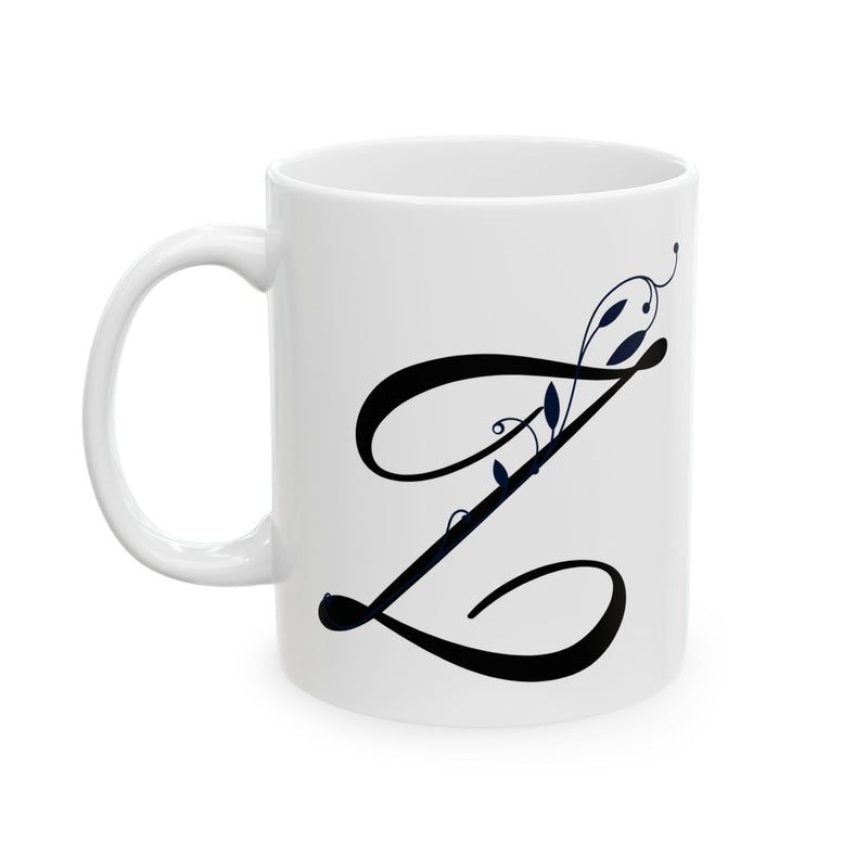 Letter "Z" Decorative Monogram Design Coffee Mug
