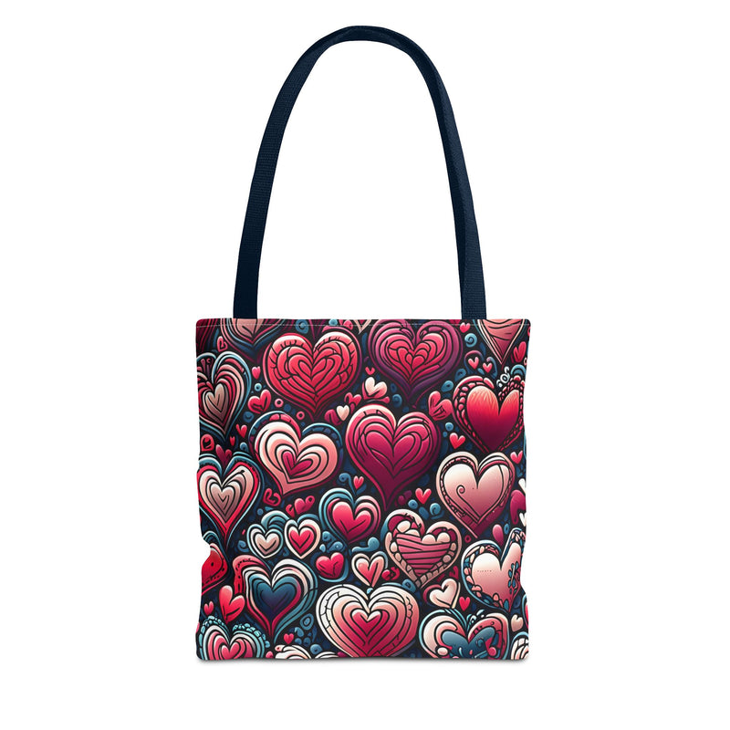 Decorative Heart Pattern - Romantic Tote Bag