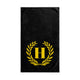 Elegant letter "H" Gold Laurel Monogram Hand Towel