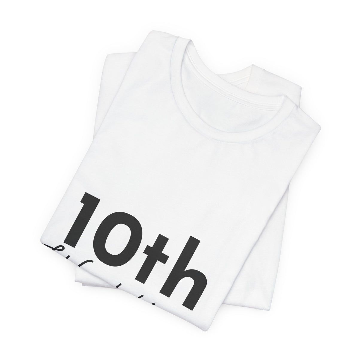 10th Wedding Anniversary T-Shirt - Anniversary Gift for Couples