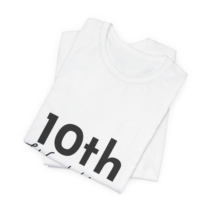 10th Wedding Anniversary T-Shirt - Anniversary Gift for Couples