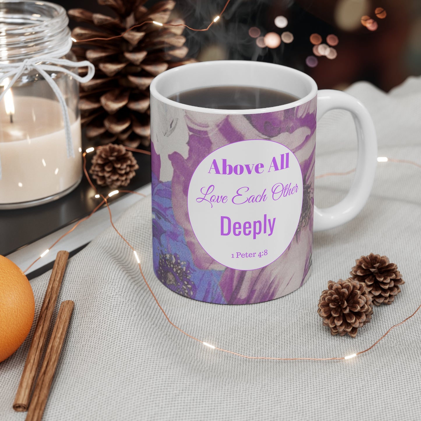 1 Peter 4:8 11oz Mug