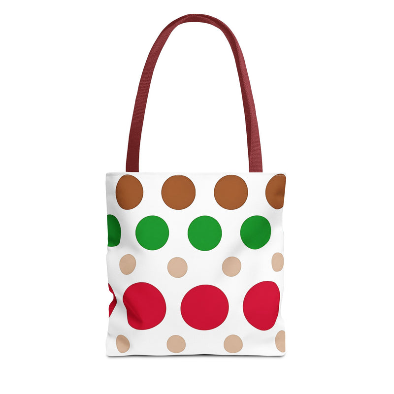 Colorful Polka Dot Tote Bag