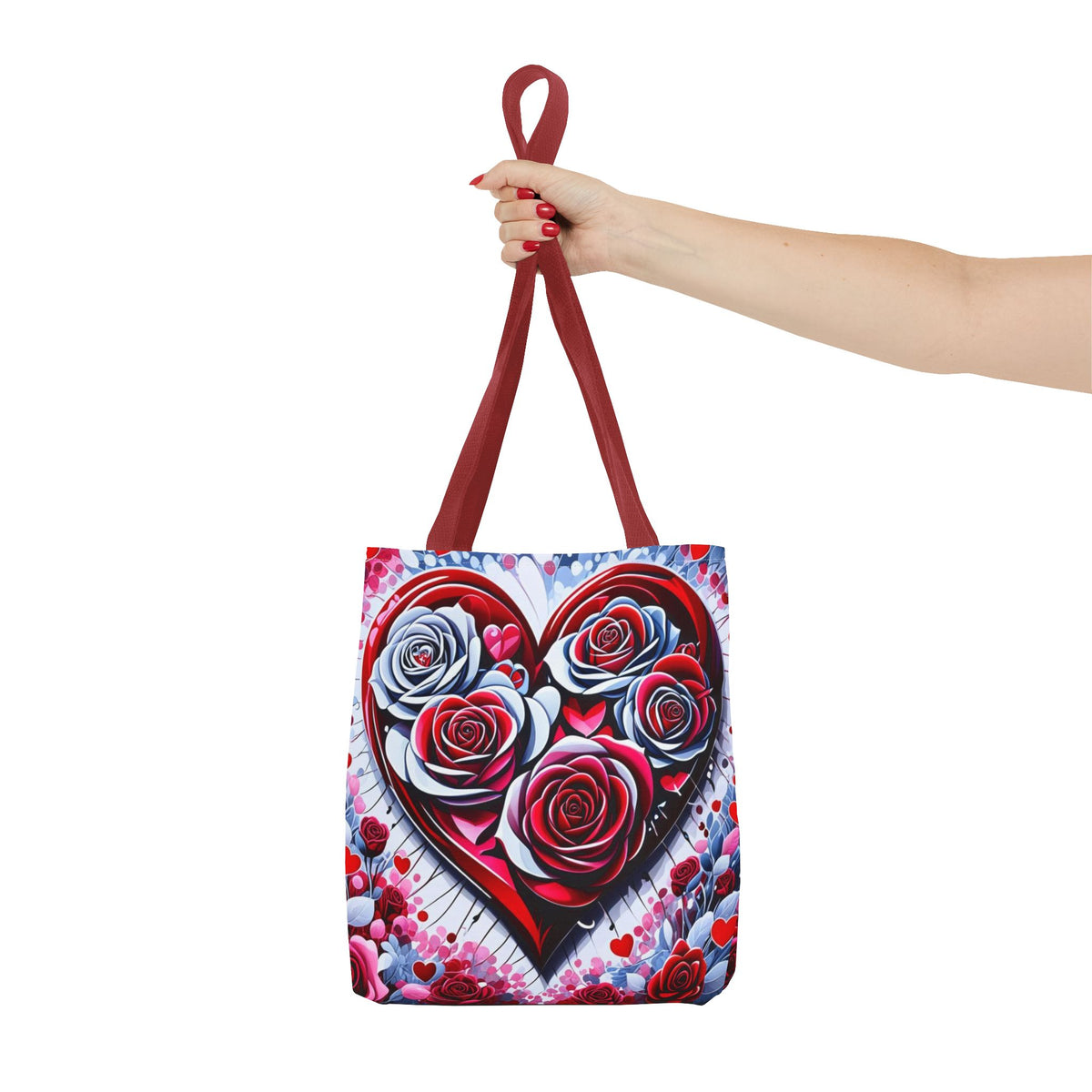 Rose Heart Tote Bag