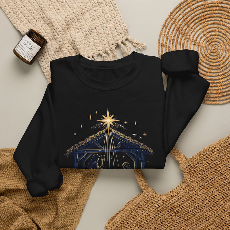 Oh Holy Night Nativity Christmas Sweatshirt