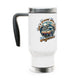 Let's Travel this Road Together- Romantic Stainless Steel Travel Mug with Handle, 14oz