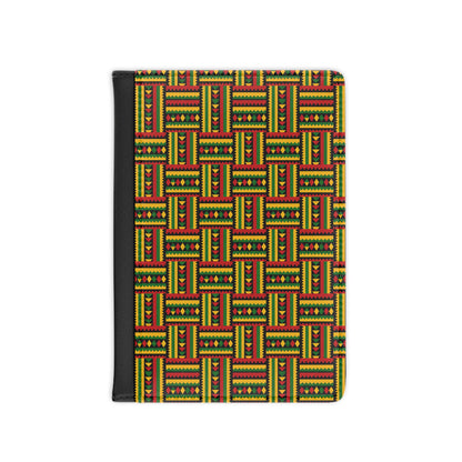 Colorful Geometric Kente African Print Passport Cover