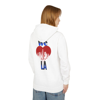 We Love LA Unisex Lightweight Hooded Sweatshirt