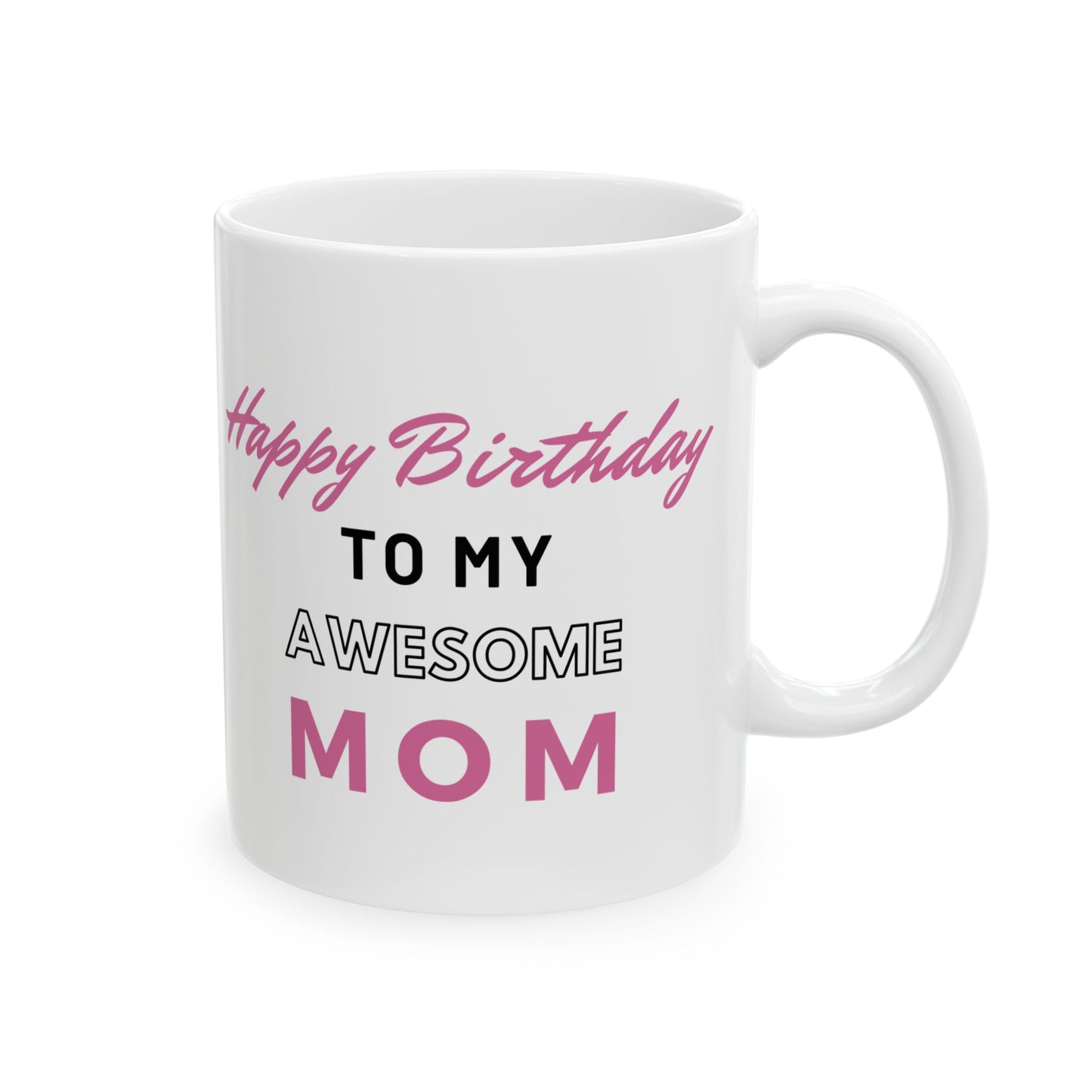Happy Birthday To My Awesome Mom Coffee Mug