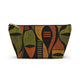 Retro Abstract Geometric Accessory Pouch