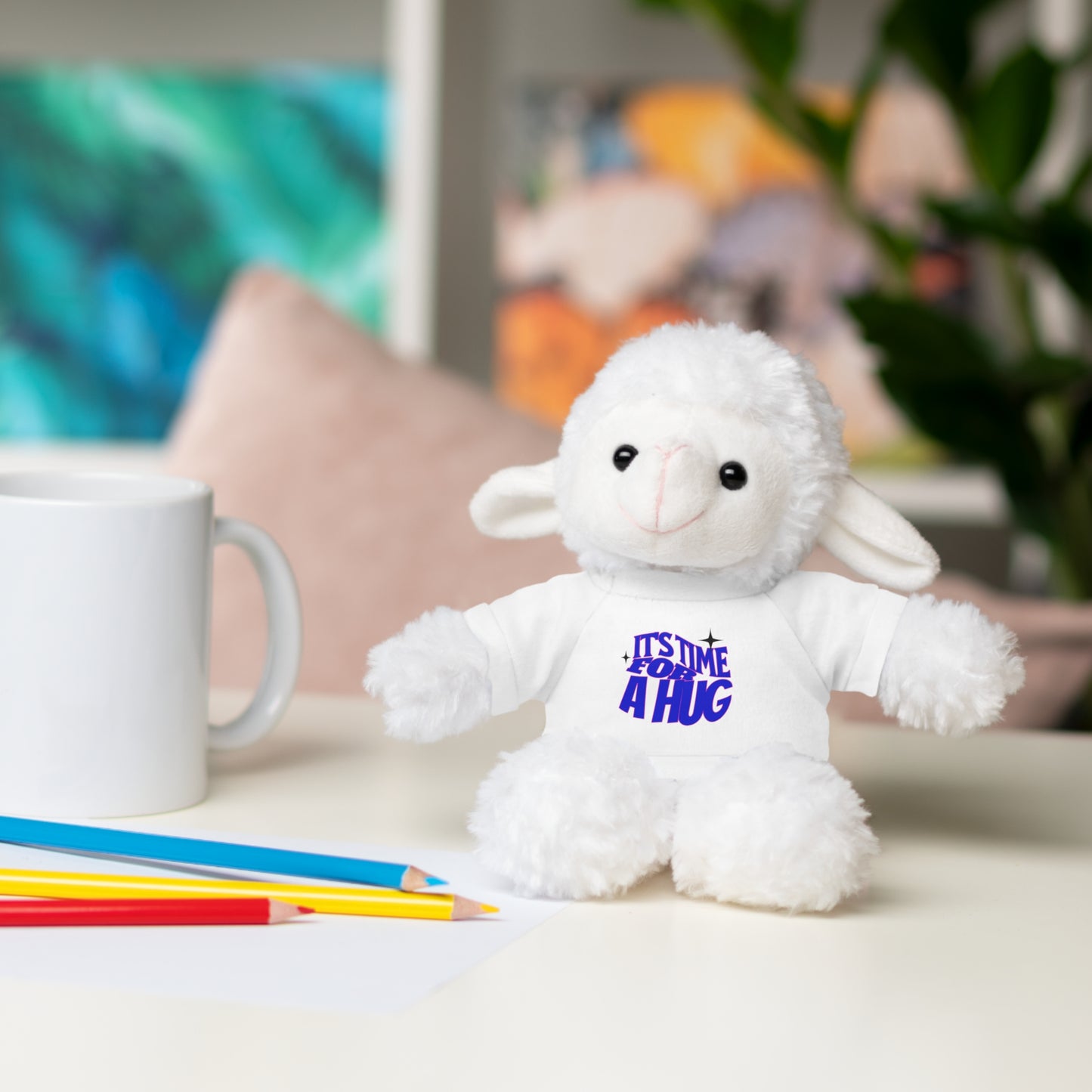 It's Time For A Hug - Sympathy Stuffed Animals with Tee