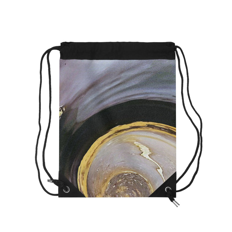 Marble Swirl Drawstring Bag