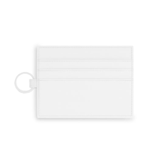 Explorer Extraordinaire Saffiano Leather Card Holder - Red Luggage
