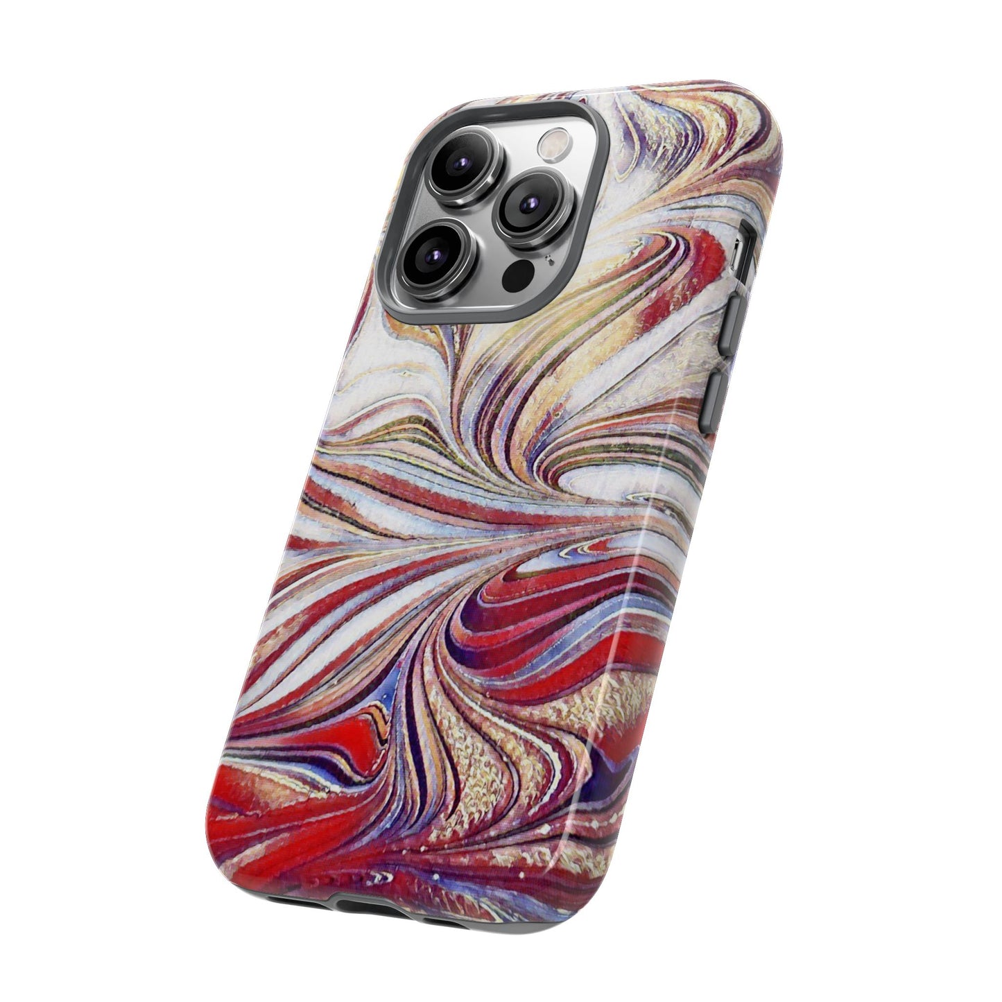 Abstract Acrylic Swirl Tough Cases