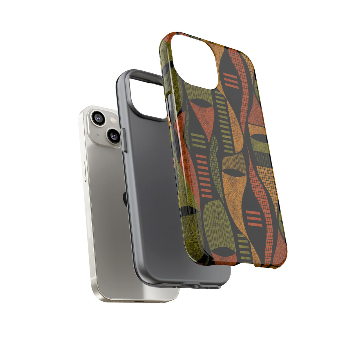 Geometric African-Inspired Tough Phone Case