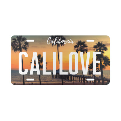 California "CALILOVE" Vanity License Plate