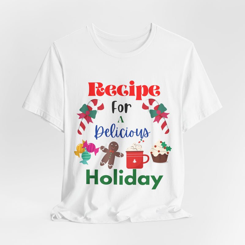 Recipe for a Delicious Holiday T-Shirt - Christmas Baking Gift