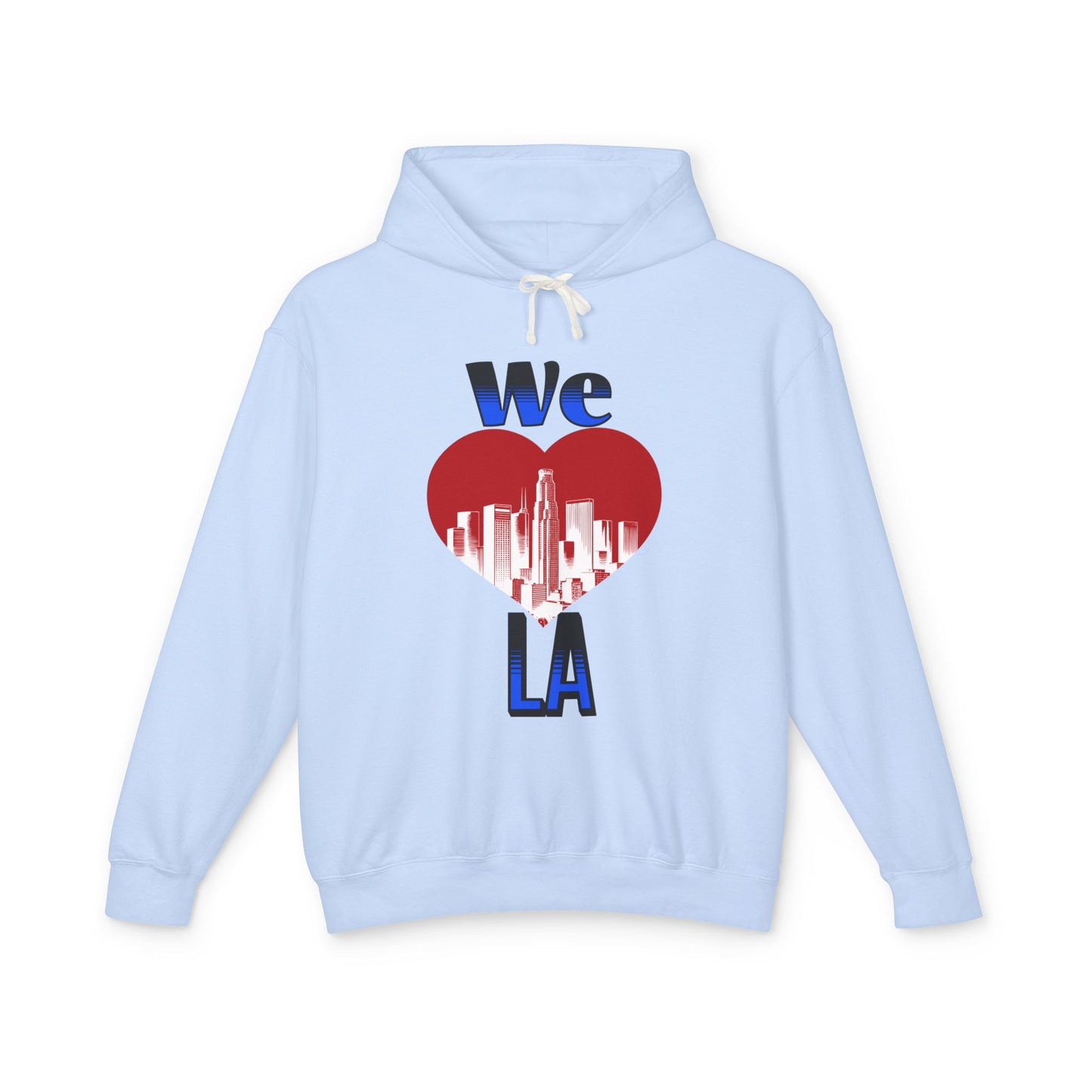 We Love LA Unisex Lightweight Hooded Sweatshirt