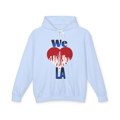 We Love LA Unisex Lightweight Hooded Sweatshirt