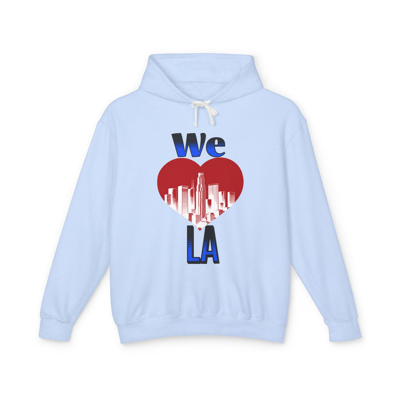 We Love LA Unisex Lightweight Hooded Sweatshirt