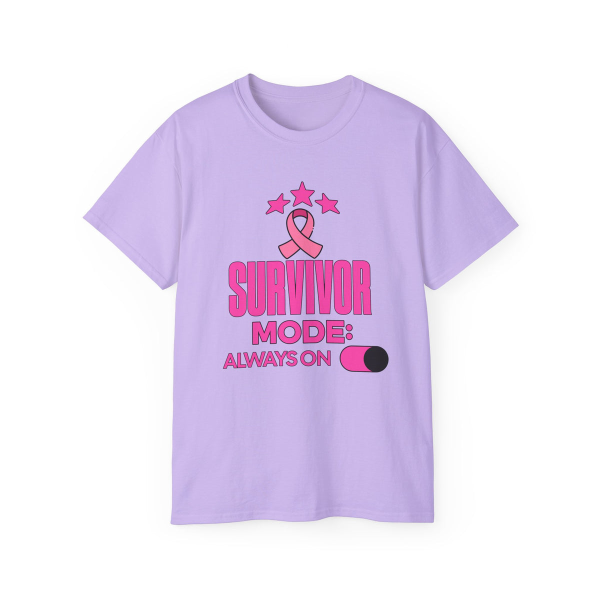 Survivor Mode: Always On -  Breast Cancer Survivor Ultra Cotton T-Shirt