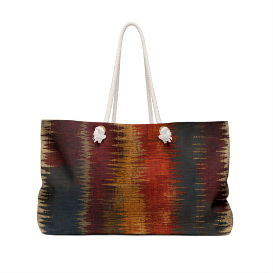 Abstract Paint Boho Weekender Bag – Colorful Travel Tote