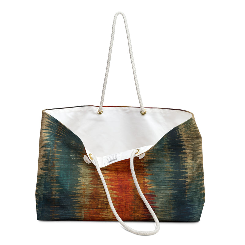 Abstract Paint Boho Weekender Bag – Colorful Travel Tote