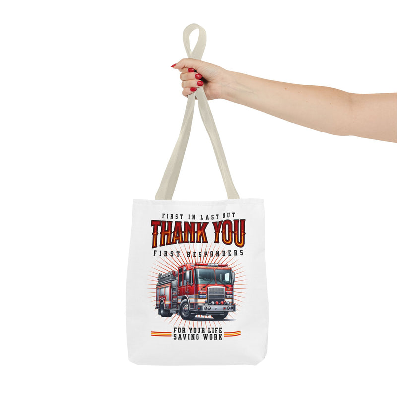 Thank You First Responders Tote Bag