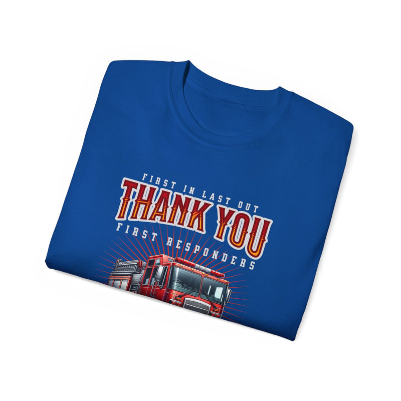 Thank You First Responders Unisex Ultra Cotton T-Shirt