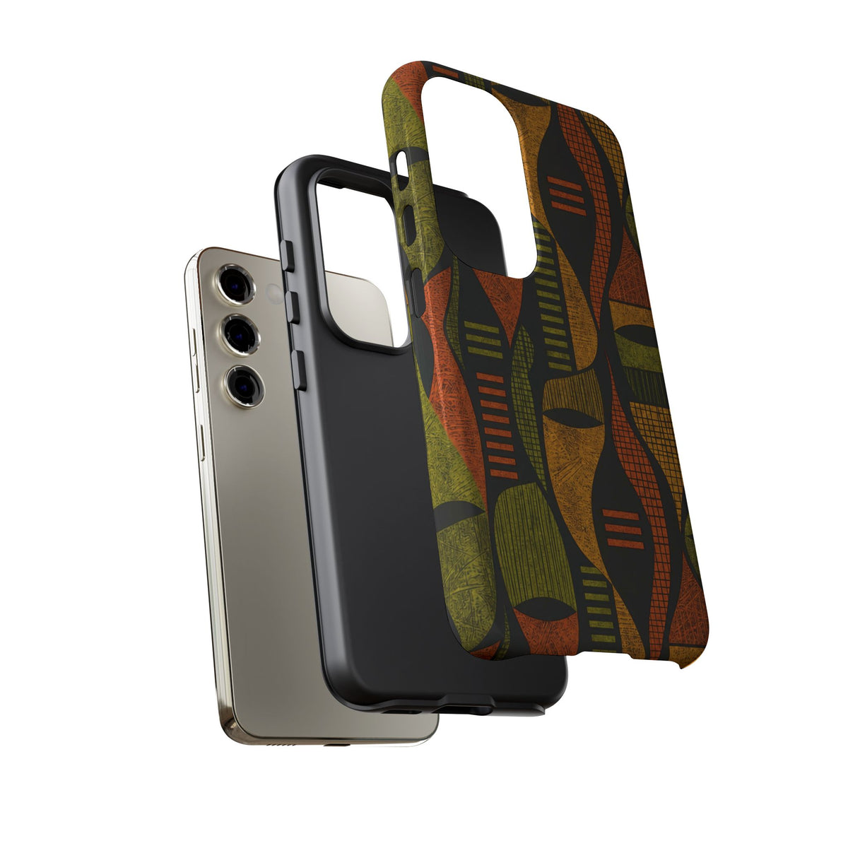 Geometric African-Inspired Tough Phone Case