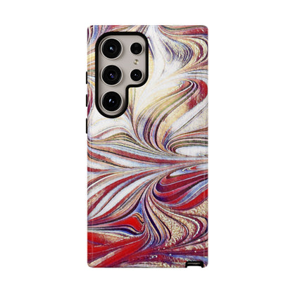 Abstract Acrylic Swirl Tough Cases