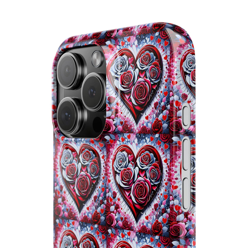 Rose Heart - Slim Phone Case
