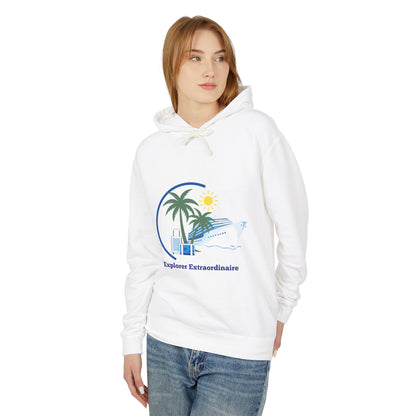 Explorer Extraordinaire Unisex Lightweight Hooded Sweatshirt