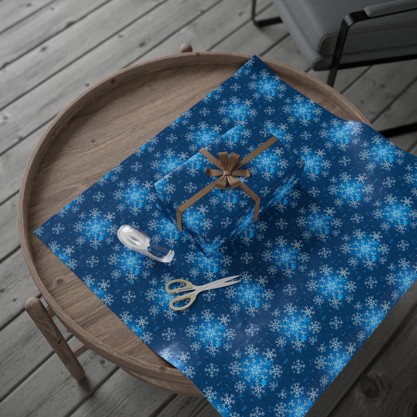 Magical Holiday Snowflake Wrapping Paper