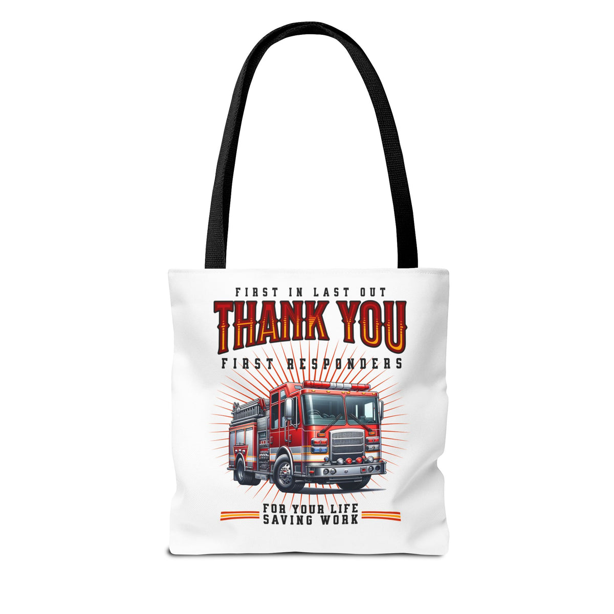 Thank You First Responders Tote Bag