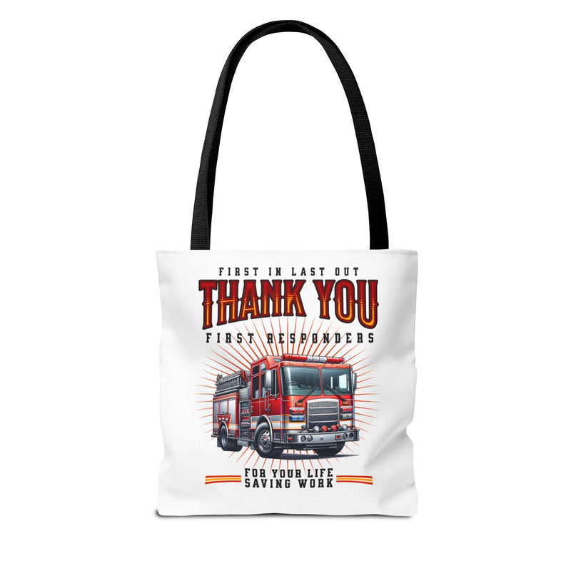Thank You First Responders Tote Bag