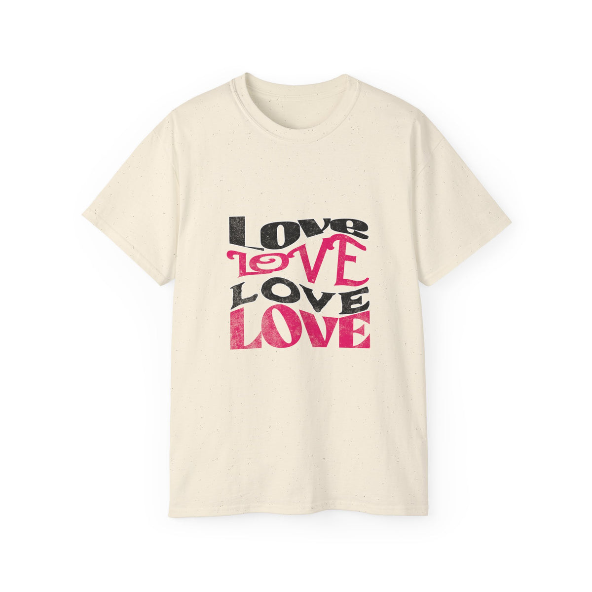 Love Typography T-Shirt - Romantic Unisex Ultra Cotton Tee