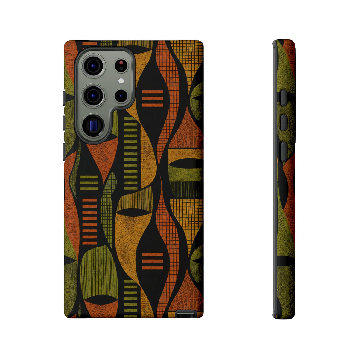 Geometric African-Inspired Tough Phone Case