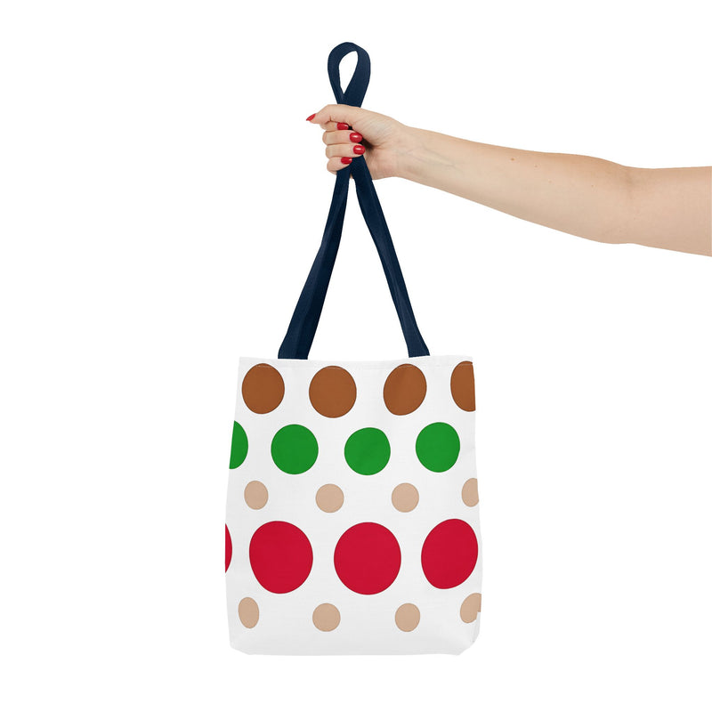 Colorful Polka Dot Tote Bag