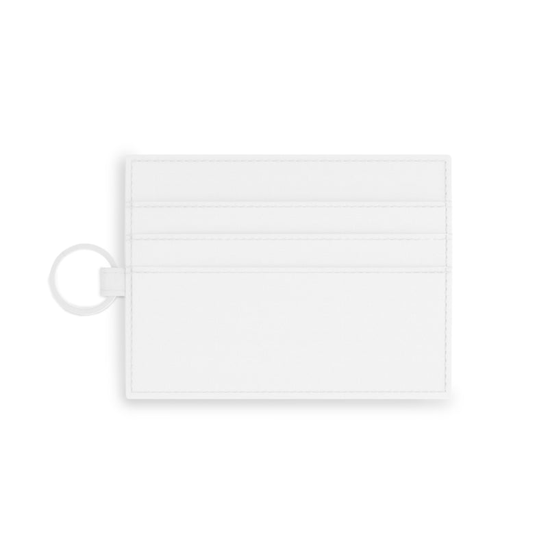 Explorer Extraordinaire Saffiano Leather Card Holder - Blue Luggage