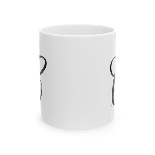 Letter "C" Decorative Monogram Design Coffee Mug
