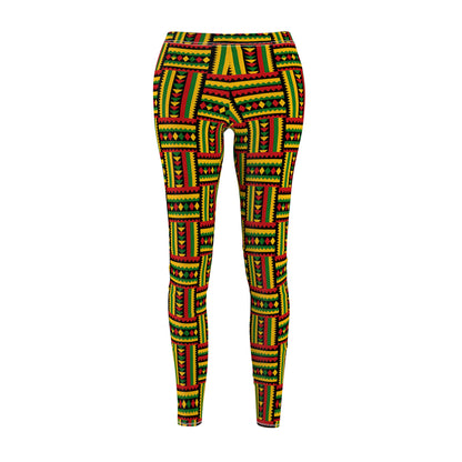 Kente Cloth Women's Casual Leggings (AOP)