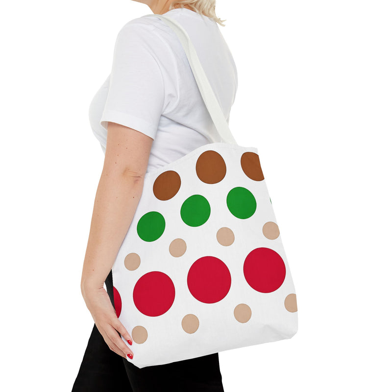 Colorful Polka Dot Tote Bag