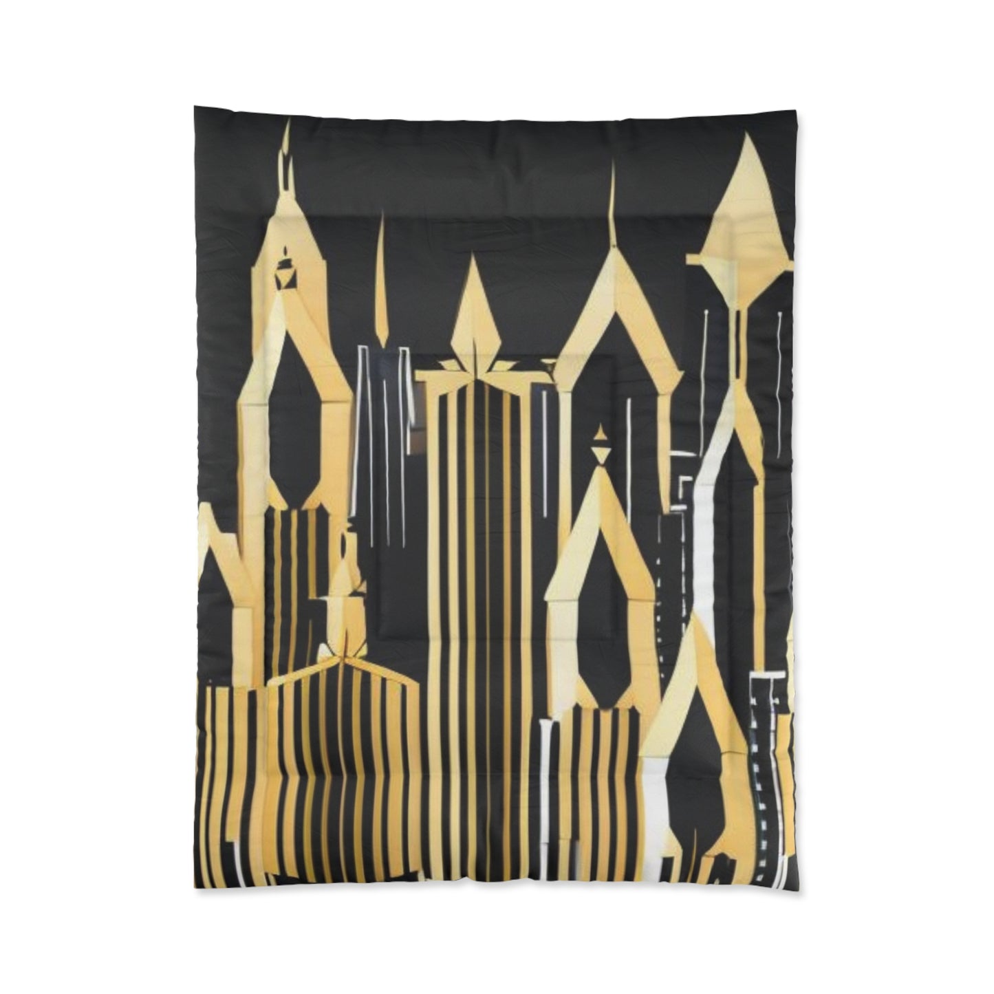 Abstract Skyscraper Comforter