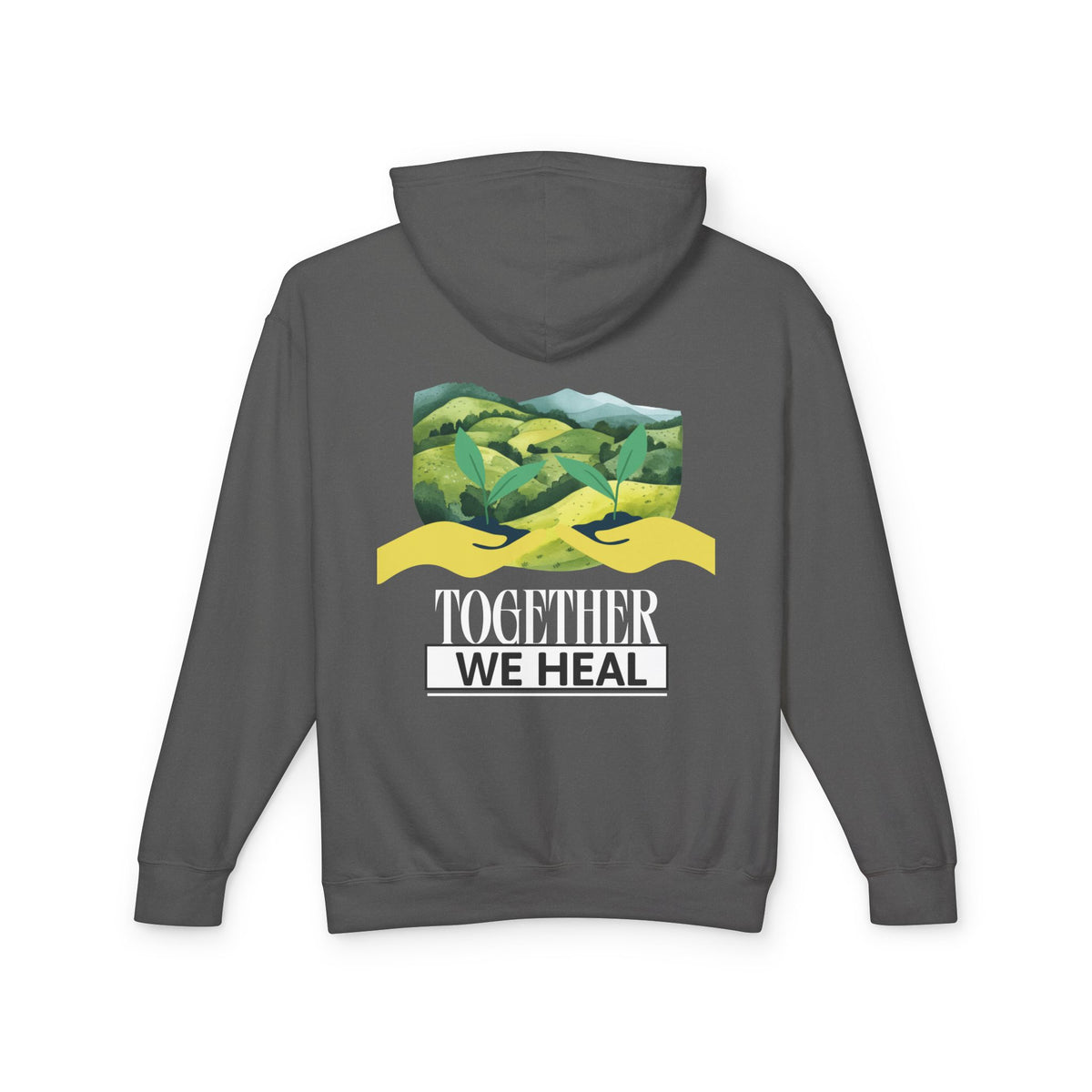 Together We Heal Unisex Lightweight Hooded Sweatshirt