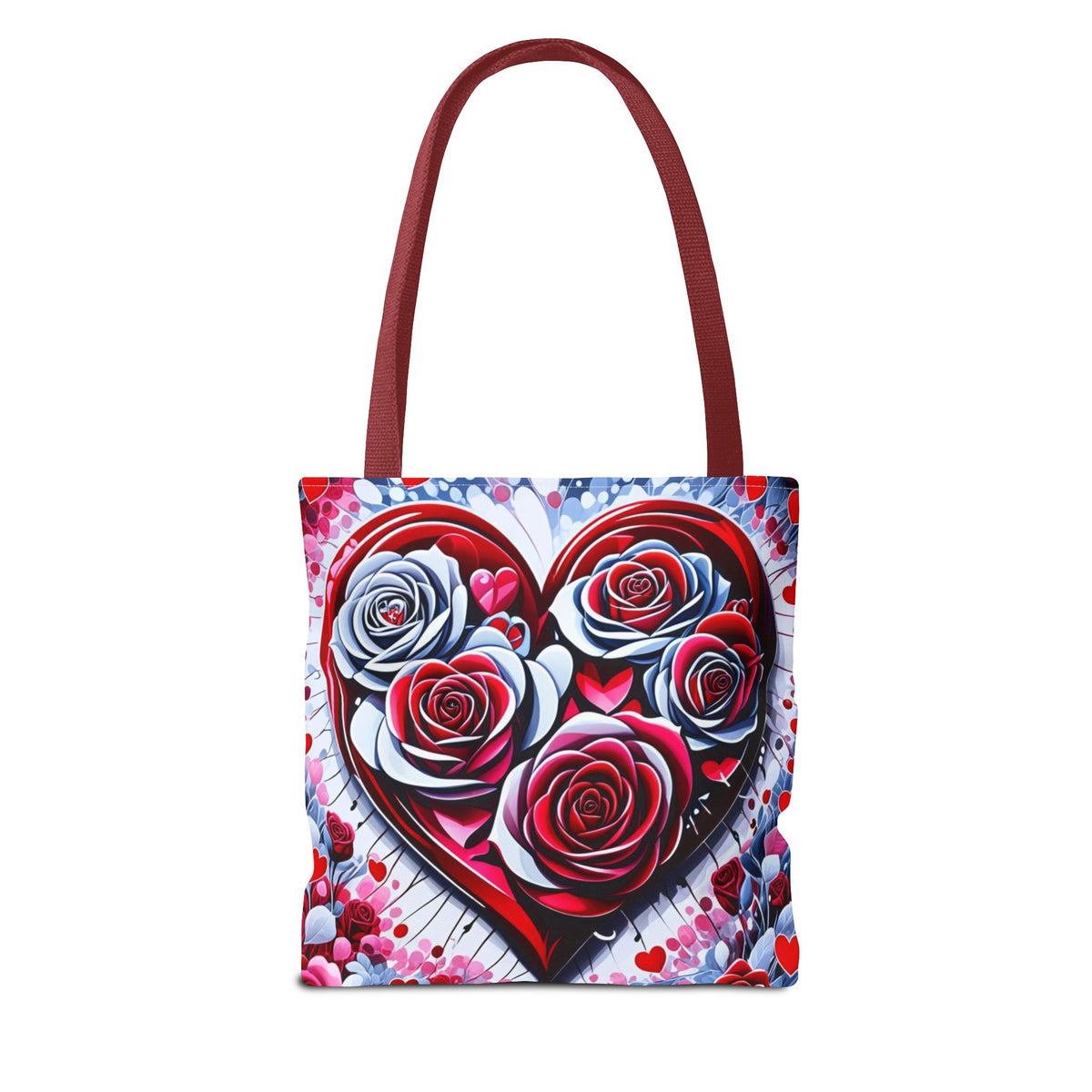 Rose Heart Tote Bag